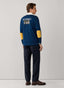 FAÇONNABLE REGULAR FIT LONG SLEEVE MOUNTAIN RUGBY POLO