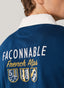 FAÇONNABLE REGULAR FIT LONG SLEEVE MOUNTAIN RUGBY POLO