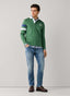 FAÇONNABLE REGULAR FIT LONG SLEEVE CREST RUGBY POLO