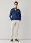 FAÇONNABLE REGULAR FIT LONG SLEEVE 5 PATCH RUGBY POLO