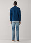 FAÇONNABLE REGULAR FIT LONG SLEEVE LOGO PIMA POLO