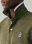 FAÇONNABLE REGULAR FIT LONG SLEEVE LOGO PIMA POLO