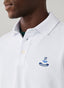 FAÇONNABLE REGULAR FIT LONG SLEEVE LOGO PIMA POLO