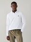 FAÇONNABLE REGULAR FIT LONG SLEEVE LOGO PIMA POLO
