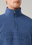 FAÇONNABLE DEBOSSED BRANDING QUARTER ZIP SWEATSHIRT