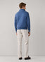 FAÇONNABLE DEBOSSED BRANDING QUARTER ZIP SWEATSHIRT