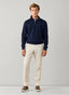 FAÇONNABLE QUARTER ZIP SWEATSHIRT