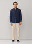FAÇONNABLE PADDED FLAP POCKET OVERSHIRT