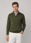 COTTON SILK HALF ZIP JUMPER
