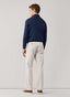 FAÇONNABLE COTTON SILK HALF ZIP SWEATER