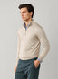 FAÇONNABLE COTTON SILK HALF ZIP SWEATER