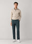 FAÇONNABLE COTTON SILK HALF ZIP SWEATER