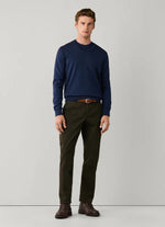 FAÇONNABLE COTTON SILK V NECK SWEATER