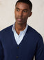 V-NECK MERINO WOOL CARDIGAN