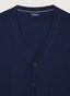 V-NECK MERINO WOOL CARDIGAN