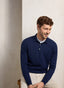 REGULAR FIT LONG SLEEVE MERINO WOOL POLO