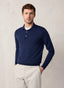 REGULAR FIT LONG SLEEVE MERINO WOOL POLO