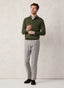 REGULAR FIT LONG SLEEVE MERINO WOOL POLO