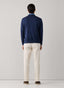 FAÇONNABLE COTTON SILK LOGO CREW-NECK SWEATER