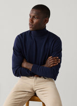 FAÇONNABLE MERINO WOOL ROLL NECK SWEATER