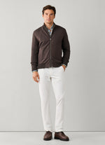 FAÇONNABLE WOOL FLANNEL HYBRID BLOUSON JACKET