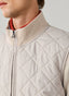 FAÇONNABLE INTERLOCK FULL ZIP HYBRID JACKET