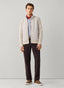 FAÇONNABLE INTERLOCK FULL ZIP HYBRID JACKET