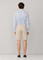FAÇONNABLE COTTON LINEN DRAWCORD BERMUDA SHORTS