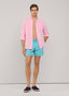 EMBROIDERED BIRD SWIM SHORTS