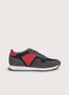 SUEDE DETAILS RUNNING SHOES