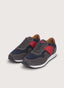 SUEDE DETAILS RUNNING SHOES