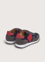 SUEDE DETAILS RUNNING SHOES