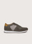 SUEDE DETAILS RUNNING SHOES