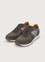 SUEDE DETAILS RUNNING SHOES