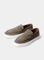 FAÇONNABLE SUEDE CUPSOLE LOAFERS