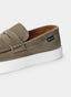FAÇONNABLE SUEDE CUPSOLE LOAFERS