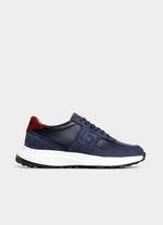 FAÇONNABLE NUBUCK LEATHER RUNNER SNEAKER