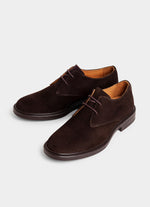 FAÇONNABLE SUEDE DERBY SHOE