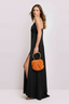 KOCCA FULL LENGTH SATIN LIKE DRESS - DRESS ADEMAR