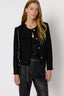 COLLARLESS JACKET IN PLAIN TWEED WITH LUREX - NESSA
