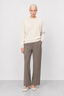 KOCCA WOMEN'S JUMPER IN A WOOL BLEND WITH A LAYERED V-NECK - CRAIG SWEATER