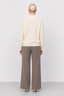 KOCCA WOMEN'S JUMPER IN A WOOL BLEND WITH A LAYERED V-NECK - CRAIG SWEATER