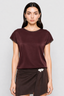 KOCCA BLOUSE WITH A ROUND NECKLINE AND A RELAXED FIT - AMEDEE T-SHIRT