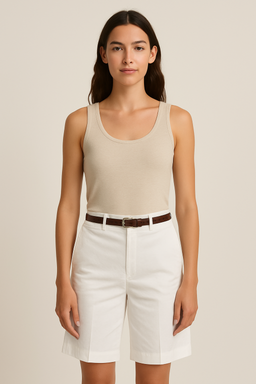 LONG BERMUDA SHORTS WITH BELT - LEONOR