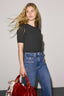 GERARD DAREL SHORT SLEEVE FINE WOOL SWEATER - REINE
