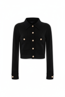 STYLISH SHIRT-STYLE BUTTON SWEATER - SWEATER CAMILO