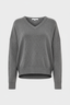 V-NECK WOOL SWEATER WITH RHINESTONES - EDWIGE