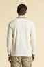BASIC LONG-SLEEVED COTTON POLO SHIRT