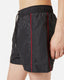 ICEBERG SWIM TRUNKS WITH TONE-ON-TONE SIDE BANDS AND DRAWSTRING