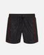ICEBERG SWIM TRUNKS WITH TONE-ON-TONE SIDE BANDS AND DRAWSTRING